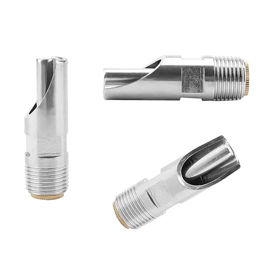 12 Pieces Pig Nozzle Nipple Drinker Stainless Steel 1/2" NPT Water Feeder for Sows Piglets