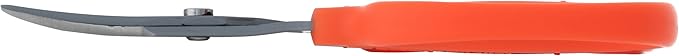 Chikamasa B-500SRF Curved Scissors with Fluorine Coating, Orange