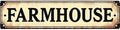 Decorative Tin Sign 16 * 4 Inches –Farmhouse For Farm, Backyard, Patio | Farmhouse Sign, Vintage Decor for Home, Outdoor Sign