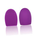 FRCOLOR Silicone Makeup Brush Hand-held Tool for Easy Washing of Cosmetic Brushes Safe Design for Home and Travel Use