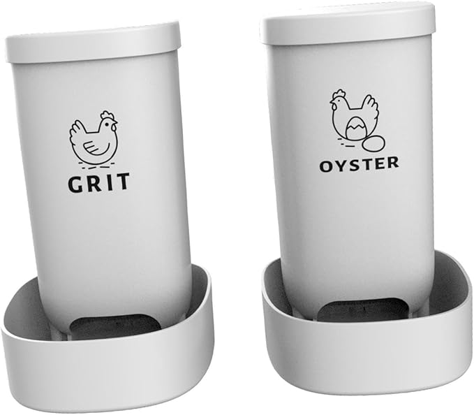 2Pcs Chick Feeders Chicken Starter Kit Duck Bird Heavy Duty Easy Cleaning Automatic Quail Hen Leakproof Feeder