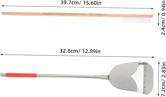 2pcs Bird Cage Cleaning Brush Set Droppings Shovel Efficient Cleaning Tools for Bird and Small Animal Cages Versatile Supplies for Healthier Habitats