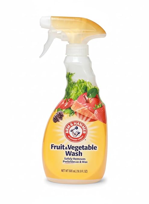 Arm & Hammer Fruit & Vegetable Wash, Produce Wash, Produce Cleaner, 16.9oz Spray, Pack of 1