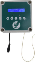 IP44 Rated Automatic Chicken Coop Door Opener Kit with Timer Remote Control for Poultry House Security (US Plug)