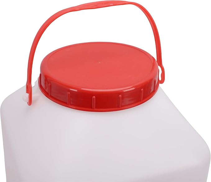 Zerodis Anti Waste Durable Water Fountain Bucket Chick Waterer 10L Large Capacity Chicken Feeder Poultry Water Fountain Bucket Automatic Brooder Starter Kit Coop Accessories for Baby