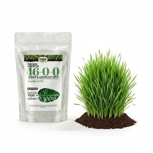 Old Cobblers Farm™ Wicked Growth 46-0-0 Fertilizer - for Plant Growth, Lush Foliage Development on All Plants (5 lbs | 10 lbs | 15 lbs | 20 lbs) (5lbs)