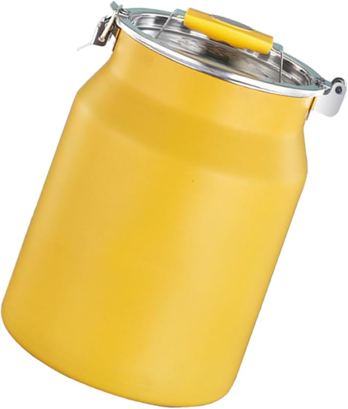 Stainless Steel Rice Storage Container 8l Sealed Grain Bucket Airtight Food Storage Bin for Kitchen Pantry Household Use