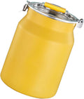 Stainless Steel Rice Storage Container 8l Sealed Grain Bucket Airtight Food Storage Bin for Kitchen Pantry Household Use