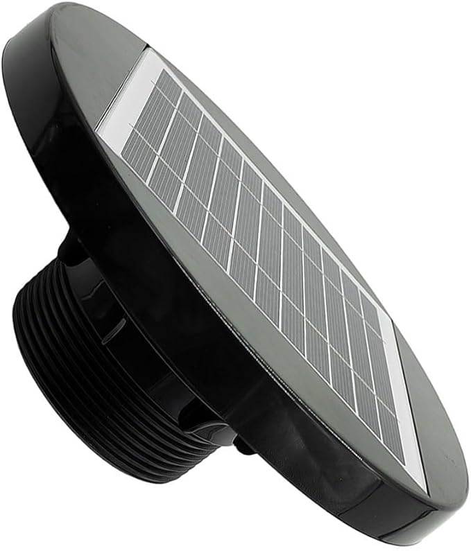 Portable Solar Vent Fan, Solar Powered Roof Fan Ventilator Loft Vent For Shed, for Small Sheds, Chicken Coops, Greenhouses, Boat RV, Weatherproof Metal Shell