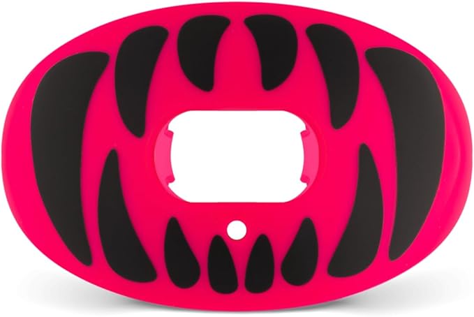 Battle Oxygen Predator Football Mouthguard – Maximum Oxygen Sports Mouth Guard – Mouthpiece Fits With or Without Braces – Impact Shield Protector for Lips and Teeth
