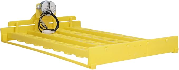 CUEA Plastic Egg Incubator Tray, Sufficient Power Safe Hatching Fully Automatic Egg Turner for Goose for Birds for Chicken(#1)