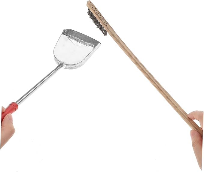 2pcs Bird Cage Cleaning Tools Set Brush and Shovel for Parrots Essential Accessory for Maintaining Clean Habitat