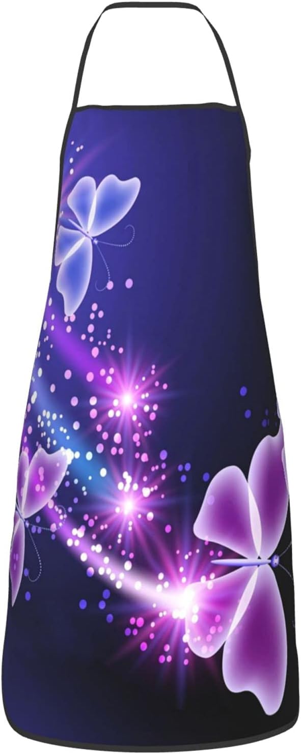 Apron Adjustable Waterproof Apron for Men Women Kitchen Cooking Baking Gardening Working Bib Apron