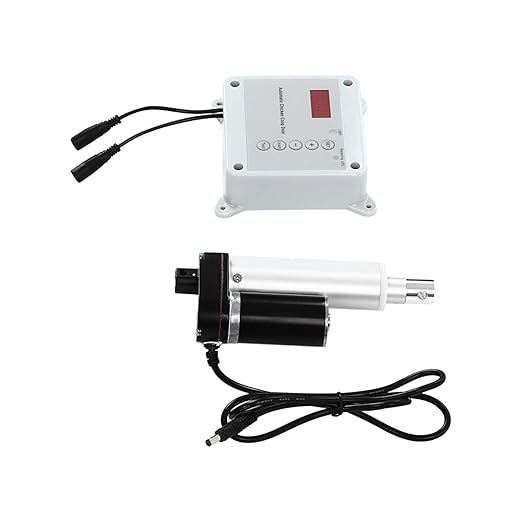Hyuduo Automatic Chicken Coop Door Opener 30W – Light Sensor & Remote Control, IP44 Rated, Fits 9–39 Inch Doors, 44 lb Capacity Poultry Door Timer