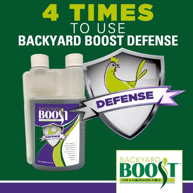 Defense for Poultry - Chicken Vitamins & Supplements, Chicken Electrolytes for Water, Restores Digestive Health - 8oz