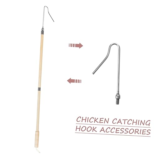 Poultry Catching Tool Heavy Duty Chicken Catcher Hook for Geese Animals Construction for Efficient Farm Animal Safety Focused Equipment