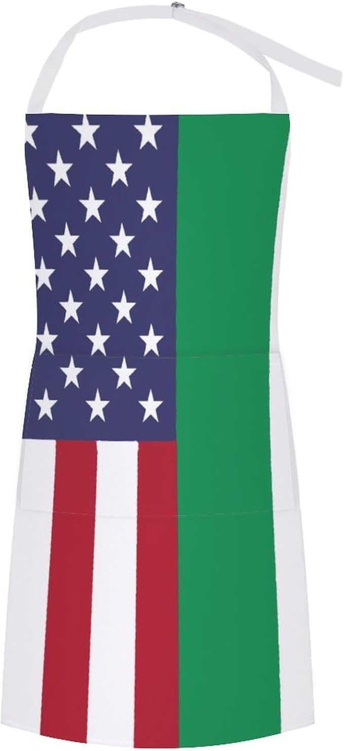 Chef Bib Apron for Restaurant, Anti-Stain with Pocket Adjustable, Cooking Dishwashing Lab Use