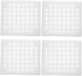 DOITOOL Quail Eggs Tray Holder 52-Grid Pearl Material Egg Storage Organizer for Refrigerator and Kitchen Countertop Use