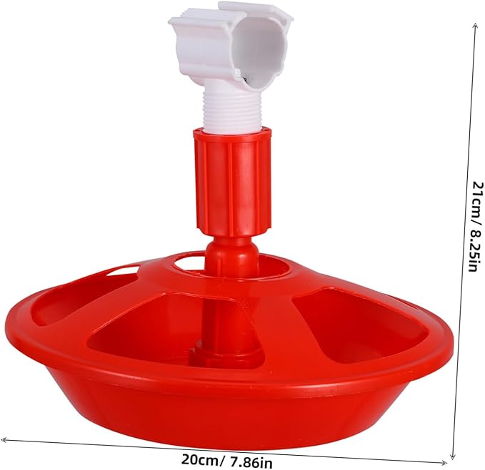 Totority Automatic Poultry Waterer with Chick-Friendly Design Efficient Water Use and Consistent Flow for Chickens Ducks Quail Semi-Automatic Water Dispenser for Chicks in Household Coop