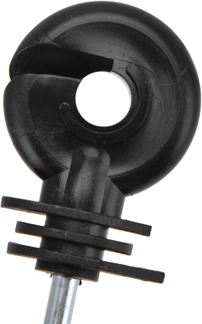 100pcs Electric Fence Insulators, Wood Post Insulator, Power Grid System Husbandry Fence Insulator, Fence Insulator Kit, Electric Fence Accessories for Farm