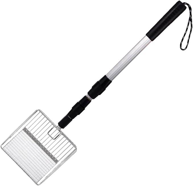 Poultry Coop Rake - Stretchable Chicken Pen Rake, Chicken Litter Scoop | Chicken Coop Accessories, Poop Shovel for Separating Poop and Debris from Sand