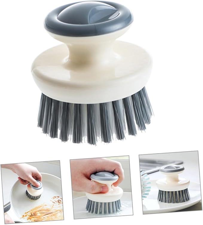 2pcs Dish Brush Handle for Kitchen Scrubbing Non-oil Cleaning Brush for Pots Pans Sinks and Dishes Versatile Kitchen Scrubber for Efficient Cleaning