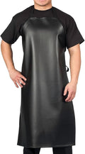 KNG Heavy Duty Waterproof Vinyl Apron Black - Pack of 2