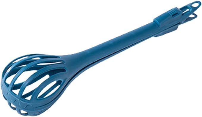 Egg Holder Grabber Scoop Spoon Kitchen Gadget for Making Hard Boiled Eggs Long Handle Scoop Colanders Strainers Slotted Pet Poop Scooper, Whale Blue