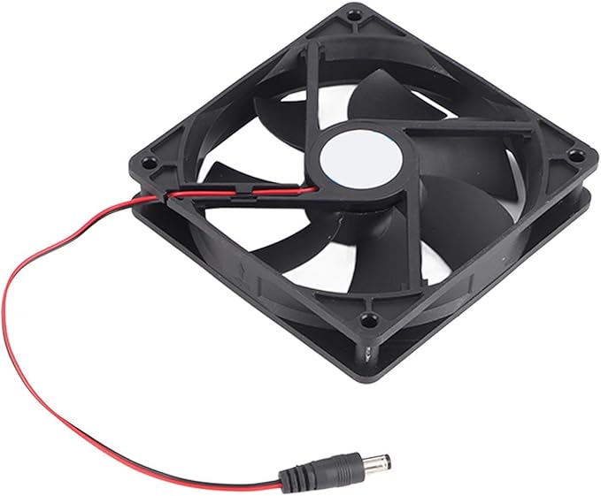 5W Solar Powered Fan, Chicken Coop Ventilation Fan, Solar Exhaust Intake Cooling Ventilation Fan for Chicken Coop, Greenhouse, Shed, Pet House