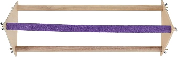 HOZEON 2PCS Wooden Chick Perch Stand, Training Chicken Perches Roosting Bar, Wood Chicken Roosting Bar Perch for Chicks, Parrot, and Birds