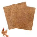 2 Pack Nest Box Pads Laying Hen Nesting Pads Brooder Pads Liners Excelsior Chicken Bedding - 30*30 cm/12*12 in, Brown, Coconut Palm Fiber by UtySty
