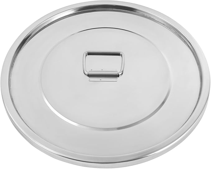 48L/12.68Gal Stainless Steel Airtight Canister Food Storage Canisters with Airtight Lid&Locking Clamp Rice Cereal Grain Canisters Container Bucket for Rice Milk Jug Coffee Bean Cookies Storage