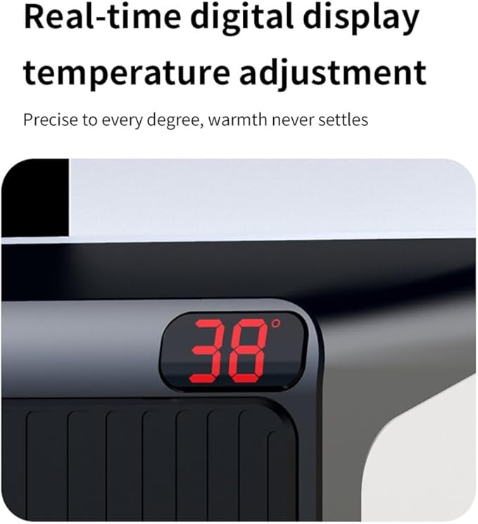 Dog House Heater with Thermostat, 300-600W 2 Heating Mode Pet Warmer, Wall-Mounted Design, Pet Heater with 6FT Anti Chew Cord and Safe Overheat Protection, for Dogs Chicken Coops Rabbits (Black)