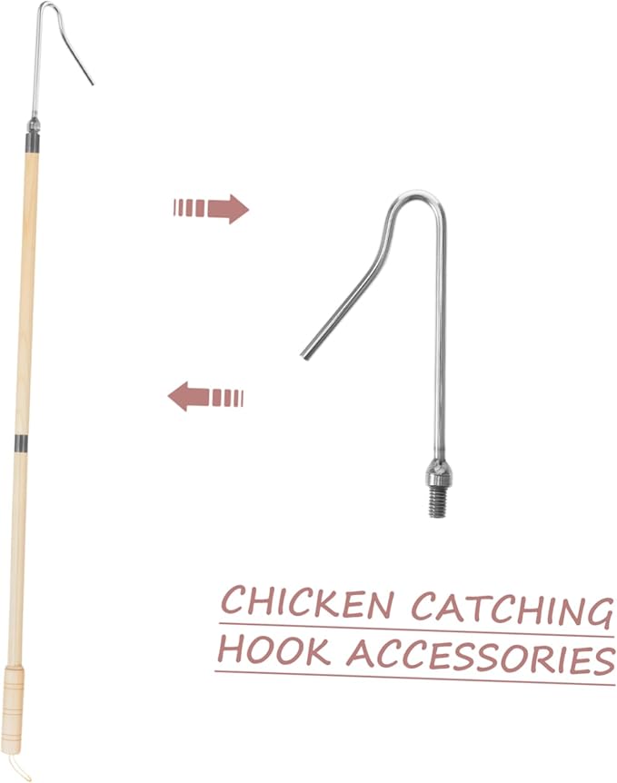 Chicken Catcher Tool Hanging Feeder Leg Hook for Poultry Catching Farm Equipment