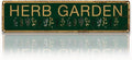 Herb Garden Metal Tin Sign, Vintage Rustic Garden Decor, Farmhouse Botanical Wall Decor, for Kitchen Yard Fence Porch Door, Outdoor Gardens Decoration, Ideas for Gardening Lovers, 15.7 x 3.9 Inches