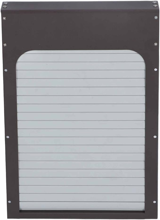 Automatic Automatic Roller Chicken Coop Door Metal Chicken Coop Door Chicken Coop Door with Timer, Battery Powered Metal Door for Farm Poultry Supplies, Iron Sheet Metal,