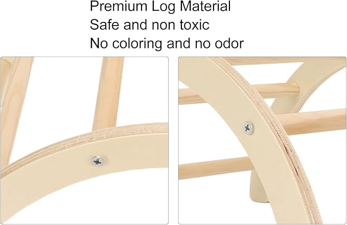 Wooden Chick Perch, Stable Structure Chick Stand Training Perch Wood Chicken Roosting Bar for Coop Brooder