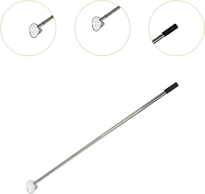 Peanut Picker, Nut Gatherer,Pick Eggs Gatherer, Lightweight Easy to Use Multipurpose Harvester Stainless Steel Potato Picking Tool 107cm/42.13inch