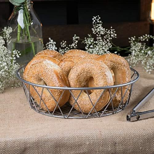 G.E.T. IR-905 Gray 12 Deep Iron Powder Coated Wire Baskets Collection