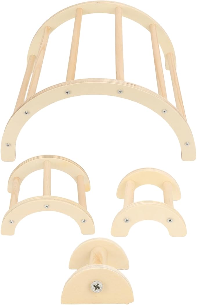 Wooden Chick Perch, Stable Structure Chick Stand Training Perch Wood Chicken Roosting Bar for Coop Brooder