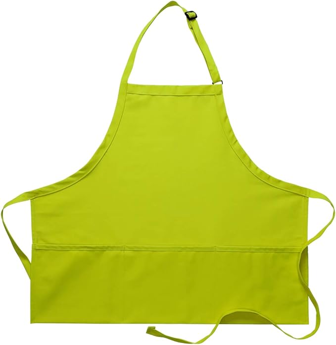 DayStar Apparel 200XL Extra Large Three Pocket Bib Apron