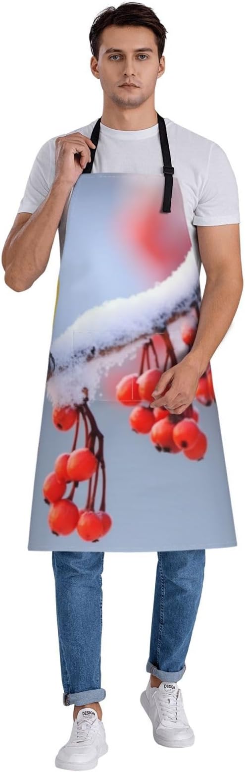 Waterproof Aprons for Women Men Adjustable Bib Tractor farm Apron Chef Cooking Aprons for Kitchen