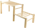 Chicken Perch for Inside Coop Roosting Bar Wooden for Platform Easy to Assemble Standing Rack Frame for