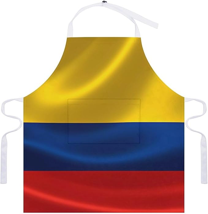 Bahamas Map Flag Apron,Waterproof Unisex Adult Aprons with Pockets Kitchen Baking Aprons
