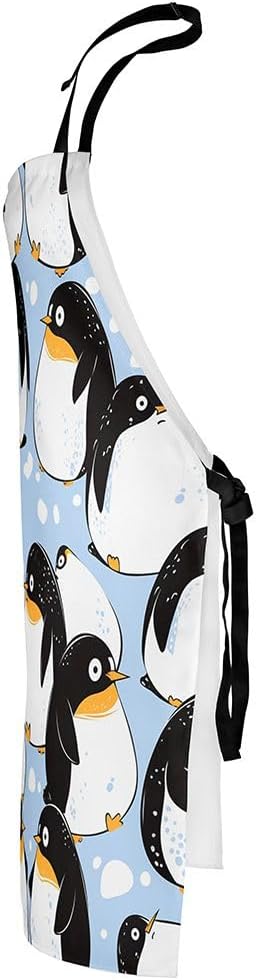 jejeloiu Cartoon Cats Apron for Women Men 26"x31"