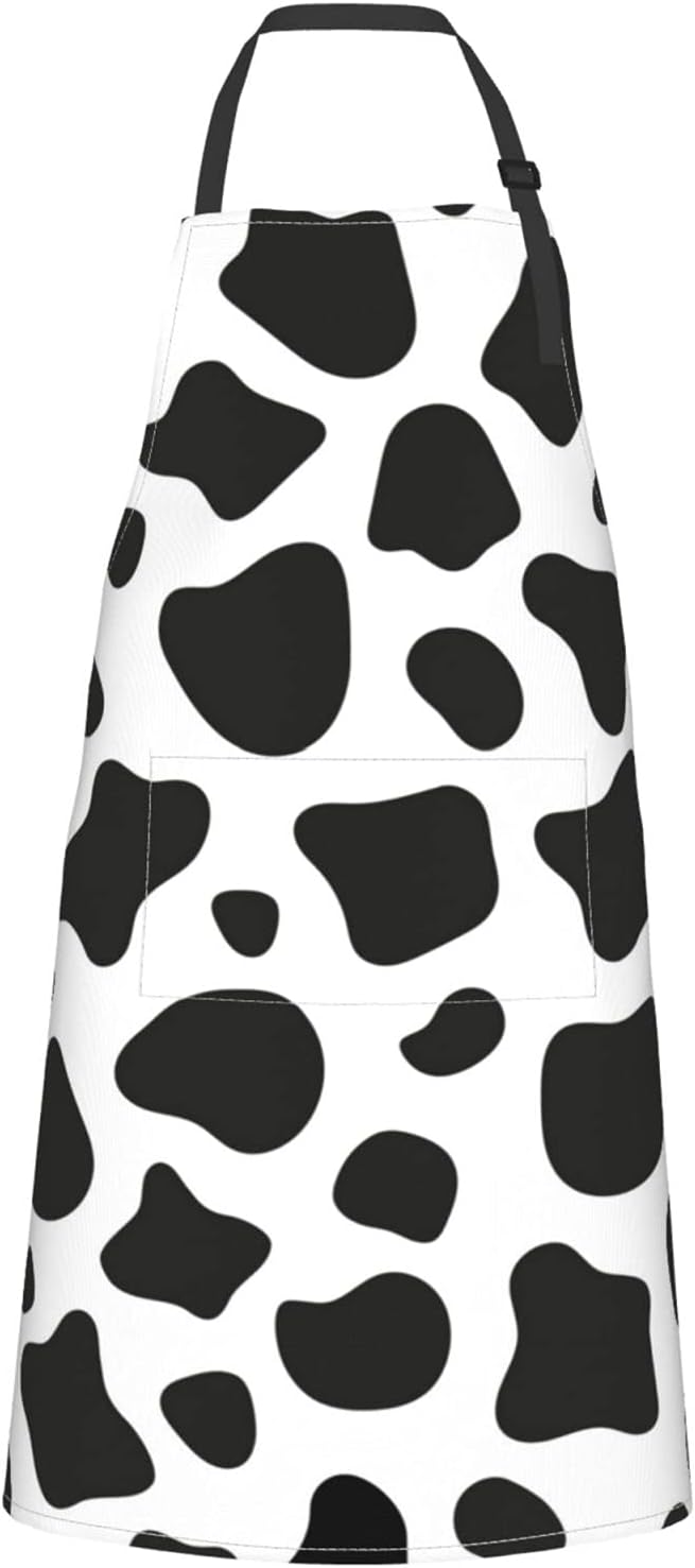 Perinsto Waterproof Apron With 2 Pockets Kitchen Chef Aprons Bibs For Cooking Baking Painting Gardening Grooming