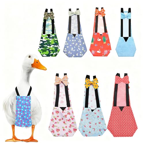 QBLEEV Duck Diapers for Pekin Ducks & Chickens - XL, Starry, Cotton & Polyester, Reusable Indoor Poultry by QBLEEV