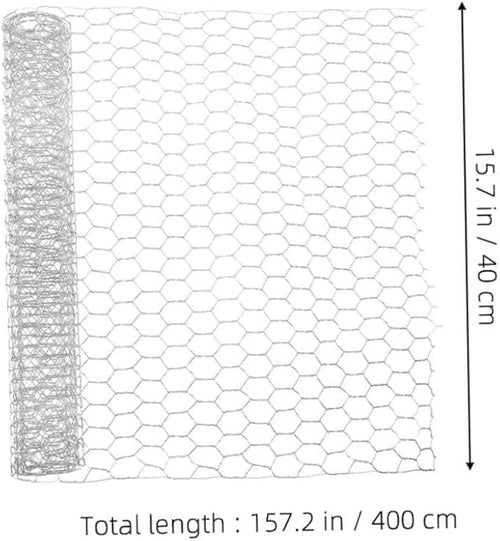 1 Roll Heavy Duty Galvanized Chicken Wire Fencing Durable Mesh for Poultry Garden Barrier Rabbit Enclosure Easy Installation Versatile Use