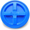 Gamma2 Gamma Seal Lid – Turn your standard utility bucket into an airtight storage container – Fits a 3.5 to 7 Gallon Bucket - Blue, Made in USA