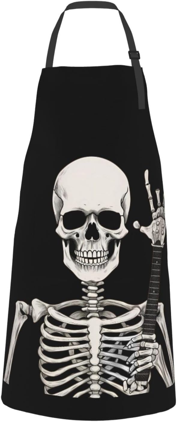Shark Jumping Home Aprons 2 Pockets 33"×28" for Men Women, Ocean Sea Waterproof Kitchen Cooking Bib